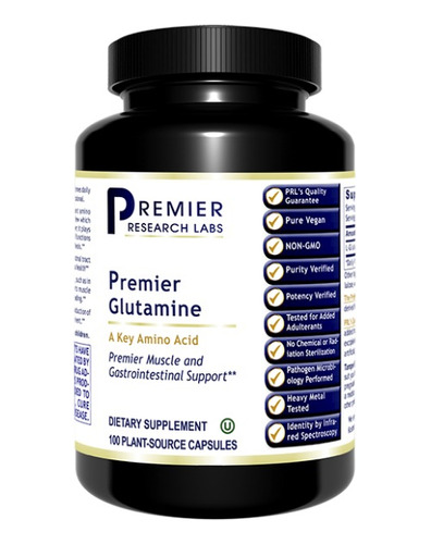 Premier Research Labs | Glutamine | 100 Plant Source Caps
