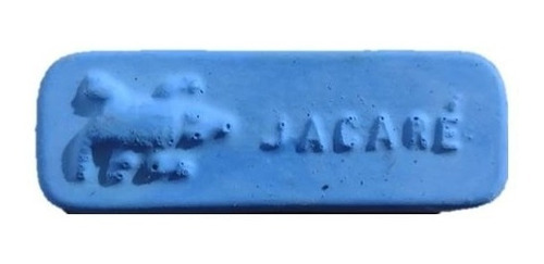 Pasta Polir E Dar Brilho Metais Resinas Cor Azul Jacaré Mini