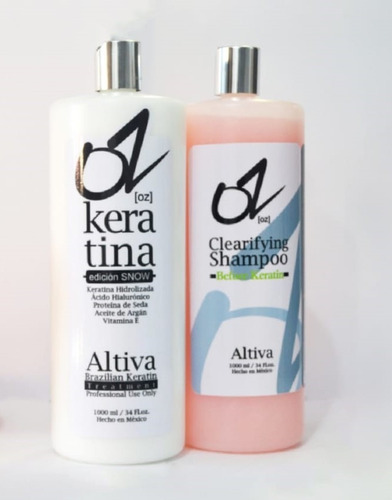 Keratina Oz Hidrolizada 2 En 1, Alisa 95% Y Reconstruye 98%