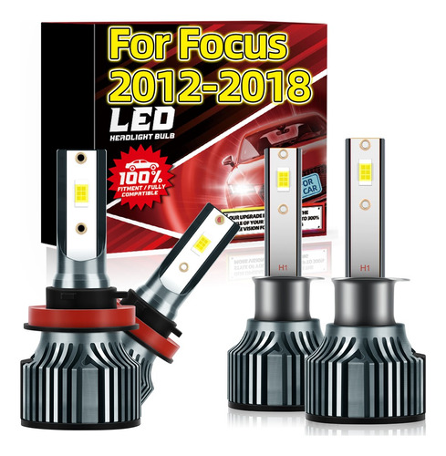 Faros Led De Doble Haz Para Ford Focus 2012-2018 H1 H11