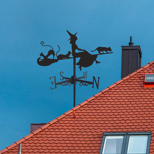 Weathervane Weather Rust Bruja Y Gato Bruja Y Gato