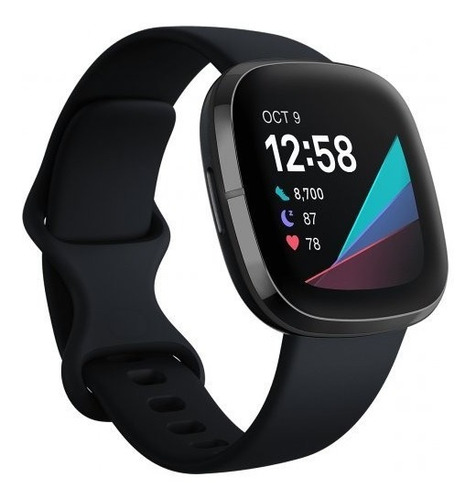 Fitbit Sense Graphite Stainless Steel Graphite Strap Advance