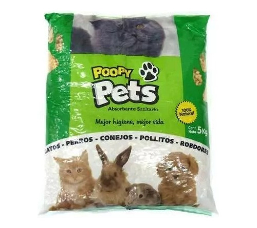 Poopy Pet 5 Kg Pellets Madera - Unidad 1