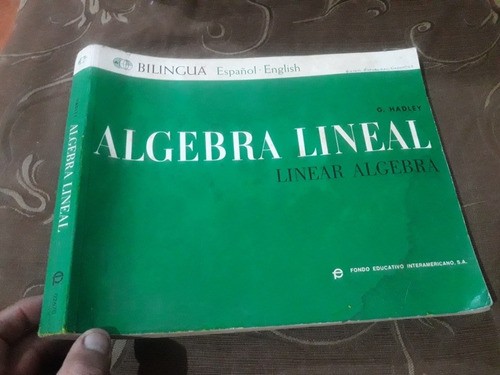 Libro Algebra Lineal Hadley