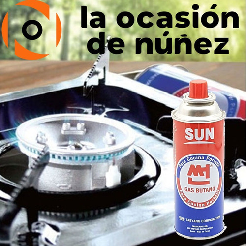 Imagen 3 de 6 de Cartucho Gas Butano 227gr Caja X 1 Garrafa Camping Anafe