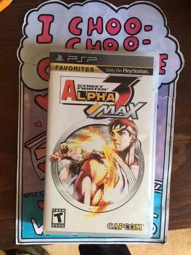 Street Fighter Alpha 3 Max Psp Original Sony Iii