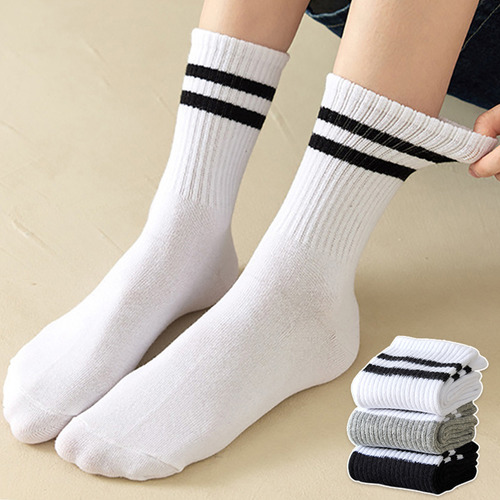 5 Pares De Calcetines Intermedios Para Mujer, Transpirables,
