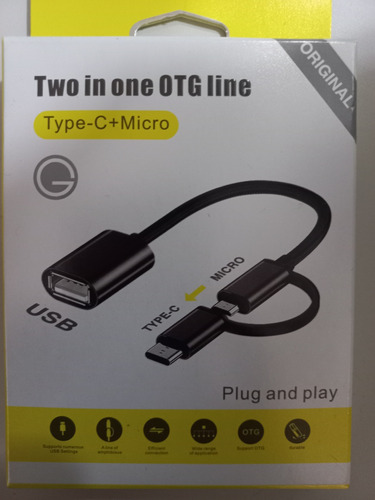 Cable Otg De Micro O Tipo C A Usb