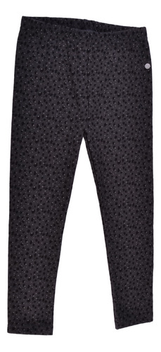 Legging Larga Estampada  Niña Gris