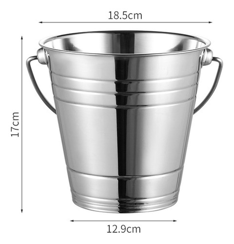 Cubo De Hielo De Acero Inoxidable, Cubo De Cerveza, 3000ml