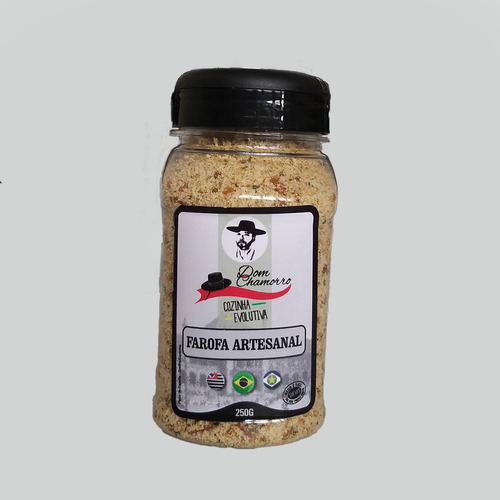 Kit 02 Farofas Cebola E Salsa & Natural Com Ervas
