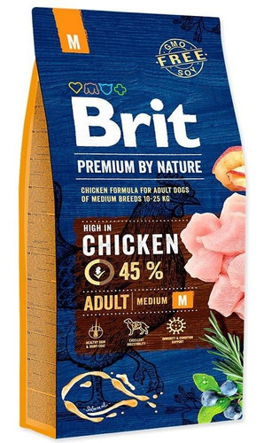 Brit Premium By Nature Adulto 12kgs Razas Medianas