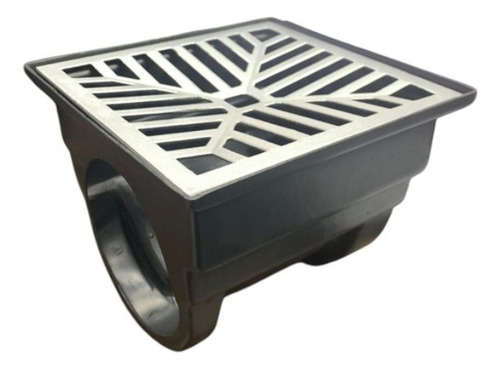 Ralo Grelha 20x20 Côncava De Aluminio Com Caixa Coletora Sl