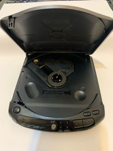 Discman Sony D-235 - Funcionando Perfeitamente Cinza-escuro (Usado)