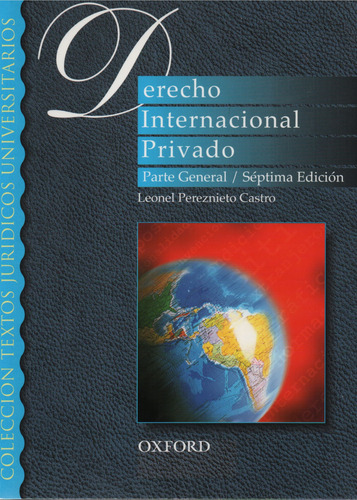 Libro Derecho Internacional Privado De Leonel Pereznieto
