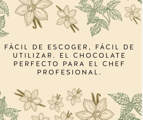 Chocolate Negro Amargo Ecuador 65% - 2,5 Kg.