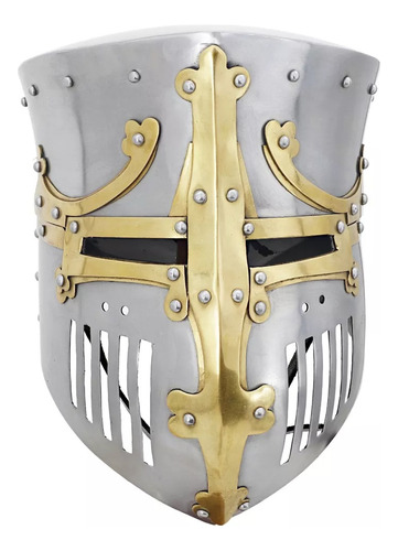 Casco Medieval Battle Helmet Larp - A Pedido_exkarg
