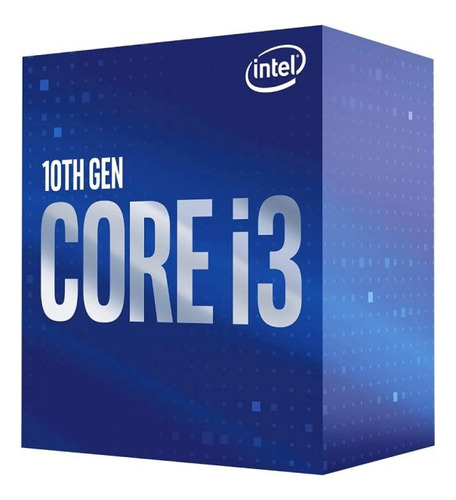 Processador Intel Core I3-10100 3.60ghz Até 4.3ghz Quad Core