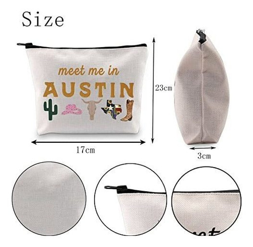 Estuche Cosmético De Viaje 'meet Me In Austin' Para