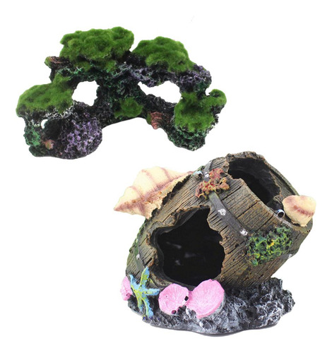 Adorno Para Pecera, Decoración De Acuario, Escondite De Resi