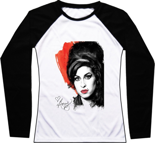 Buzo Amy Winehouse Blues Soul Dama Raglan Bca Urbanoz