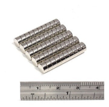 Imagen 2 de 5 de 500 Imanes De Neodimio 6x3 Mm Super Potentes