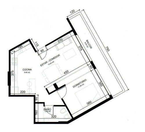 Imagen 8 de 8 de Departamento De 1 Dormitorio A Estrenar En Arroyito