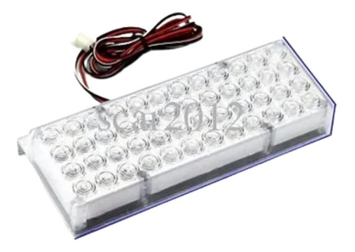 Estrobos 48 Led Tipo Policia  Blanco Blanco 3 Intermitencia