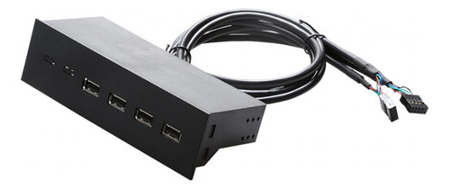 Concentrador De Panel Frontal Usb Para 4 Puertos Usb 2.0