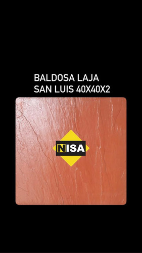 Pisos/baldosas/ Baldosones Mod Simil Laja San Luis Negro Mate
