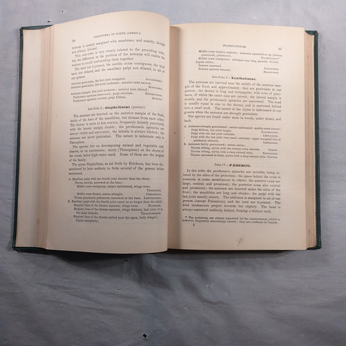 Classification Of The Coleoptera Of North America I, Ii 1862 (Usado)