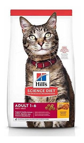 Pienso Para Gatos Adultos Hill's Science Diet, Pollo, 7 Lb