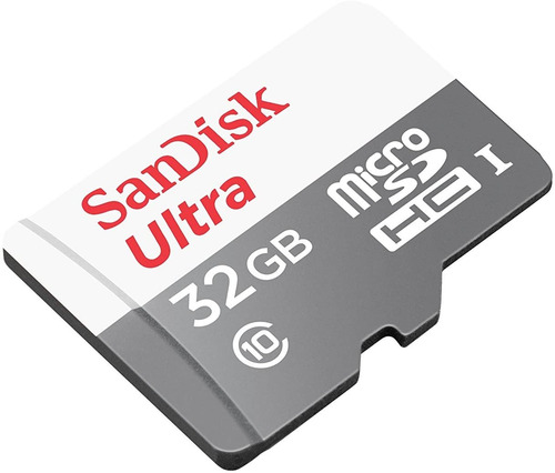 Imagen 2 de 7 de Tarjeta De Memoria Sandisk Ultra Con Adaptador Sd 32gb Sdsqunr-032g-gn3ma