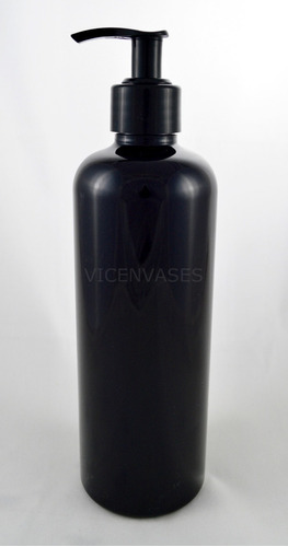 50 Pzs Envase Plastico Pet Negro Jef 500ml Con Dosificador