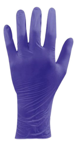 100pz Guante Nitrilo Desechable Alyger Libre Polvo Indigo Talla Chico