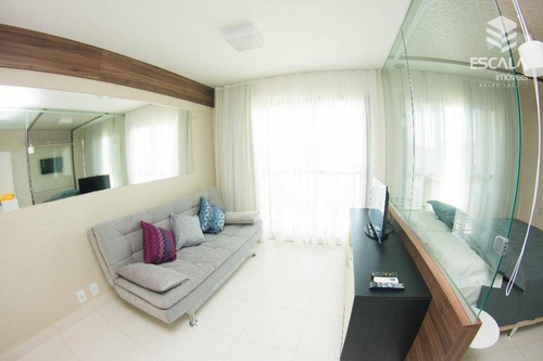 Imagem 4 de 30 de Apartamento Com 1 Dormitório Para Alugar, 39 M² Por R$ 250,00/dia - Cumbuco - Caucaia/ce - Ap1082