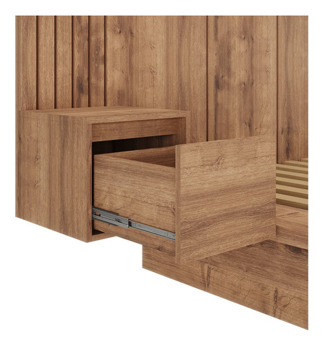 Cama Casal Com Cabeceira 2 Mesa De Cabeceira 2 Gavetas 8292