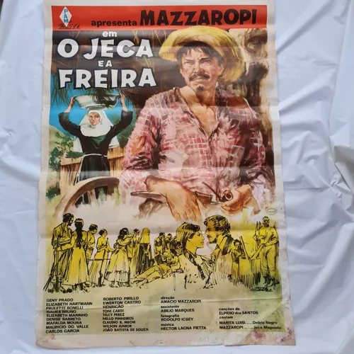 Dvd Mazzaropi Filme O Jeca E A Freira - Colorido Orig Lacrad