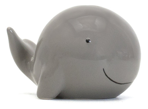 Child To Cherish Alcanca De Ballena De Cermica (gris)