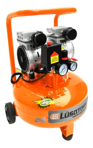 Compresor Aire 1hp 24lts Silencioso Odontologico Lusqtoff