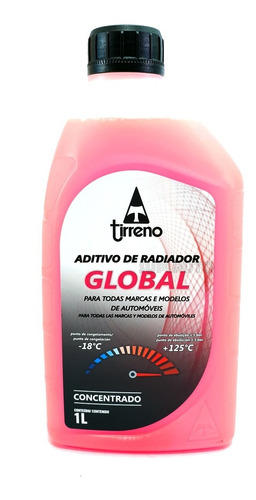 Aditivo Radiador Concentrado Rosa Tirreno Flu/ds/968 6 L