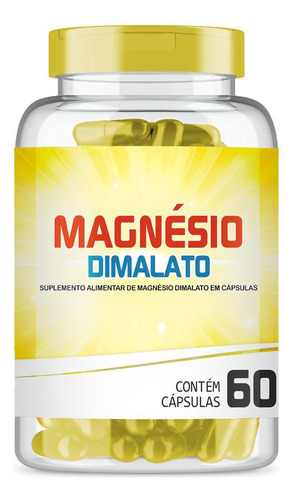 Magnésio Dimalato 350mg Com 60 Cápsulas