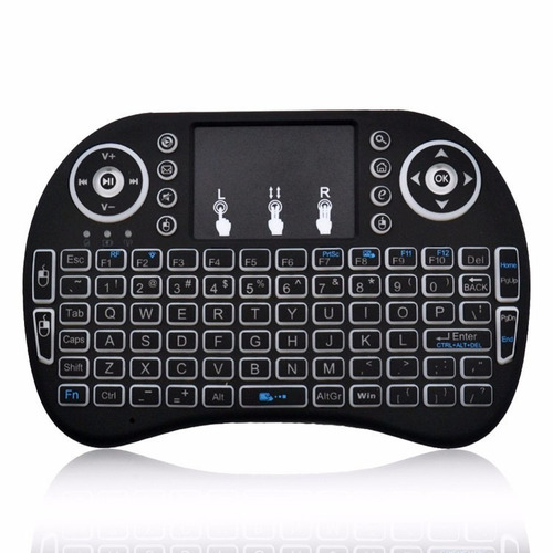 Mini Teclado Retroiluminado Android Windows Smart Tv Tv Box