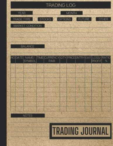 Trading Journal 2022: Stock Trading Log| Trading Journal Log