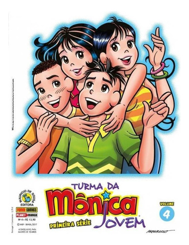 Mangá - Turma Da Mônica Jovem - Volume 4 | Primeira Série, De Mauricio De Sousa., Vol. 4. Editora Panini Comics, Capa Mole Em Português
