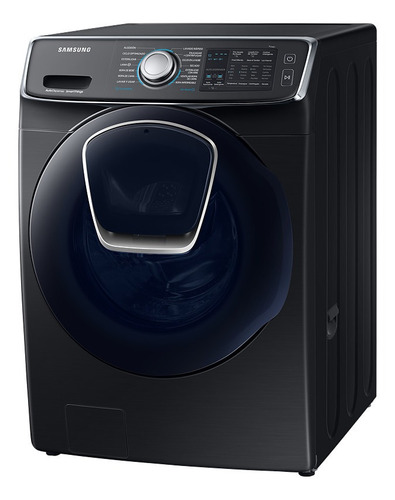 Lavasecadora automática Samsung hasta 22kg color negro