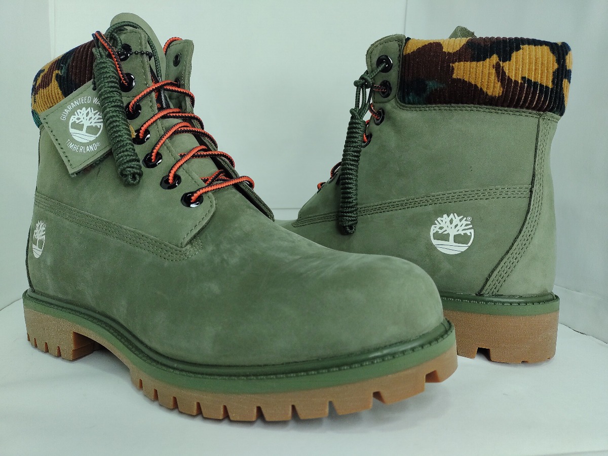 Botas Timberland Hombre Outdoor Heritage Verde Militar Nubuc | Meses sin intereses