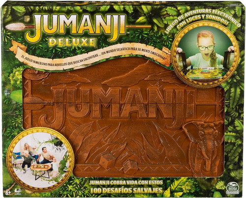 Juego Jumanji Deluxe Versión Electrónica Spin Master Español