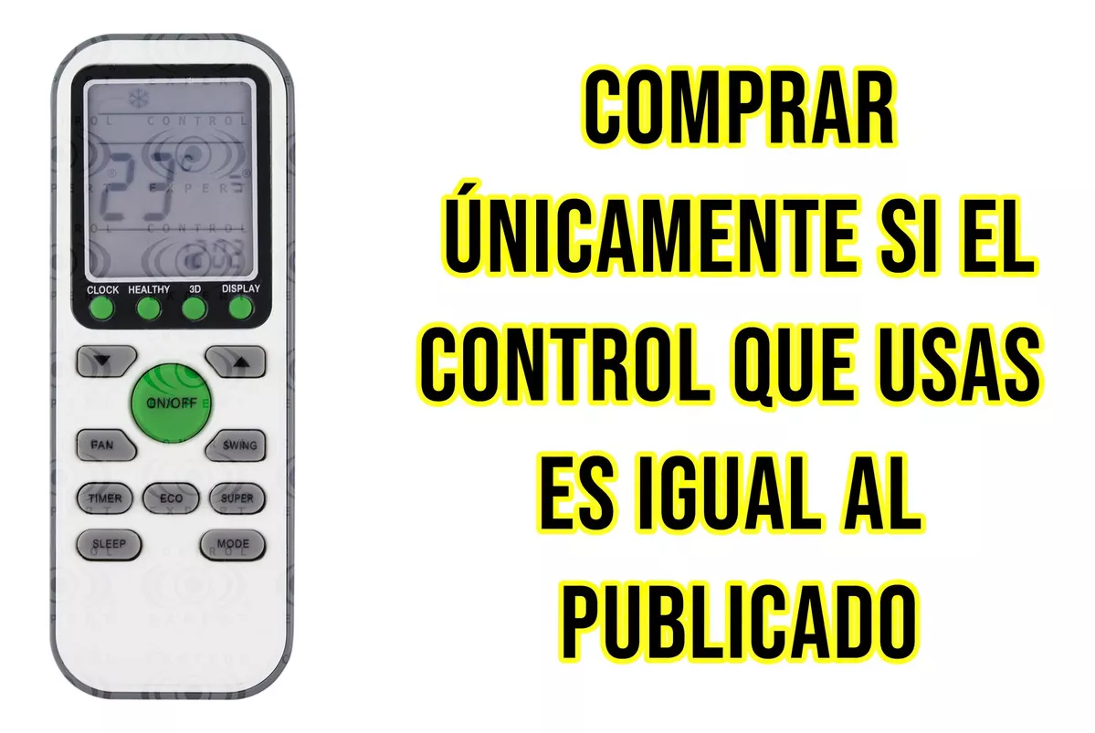 Tercera imagen para búsqueda de control de aire acondicionado