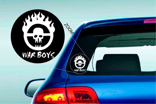 Mad Max War Boys Calco Sticker Vinilo Skin Deco
